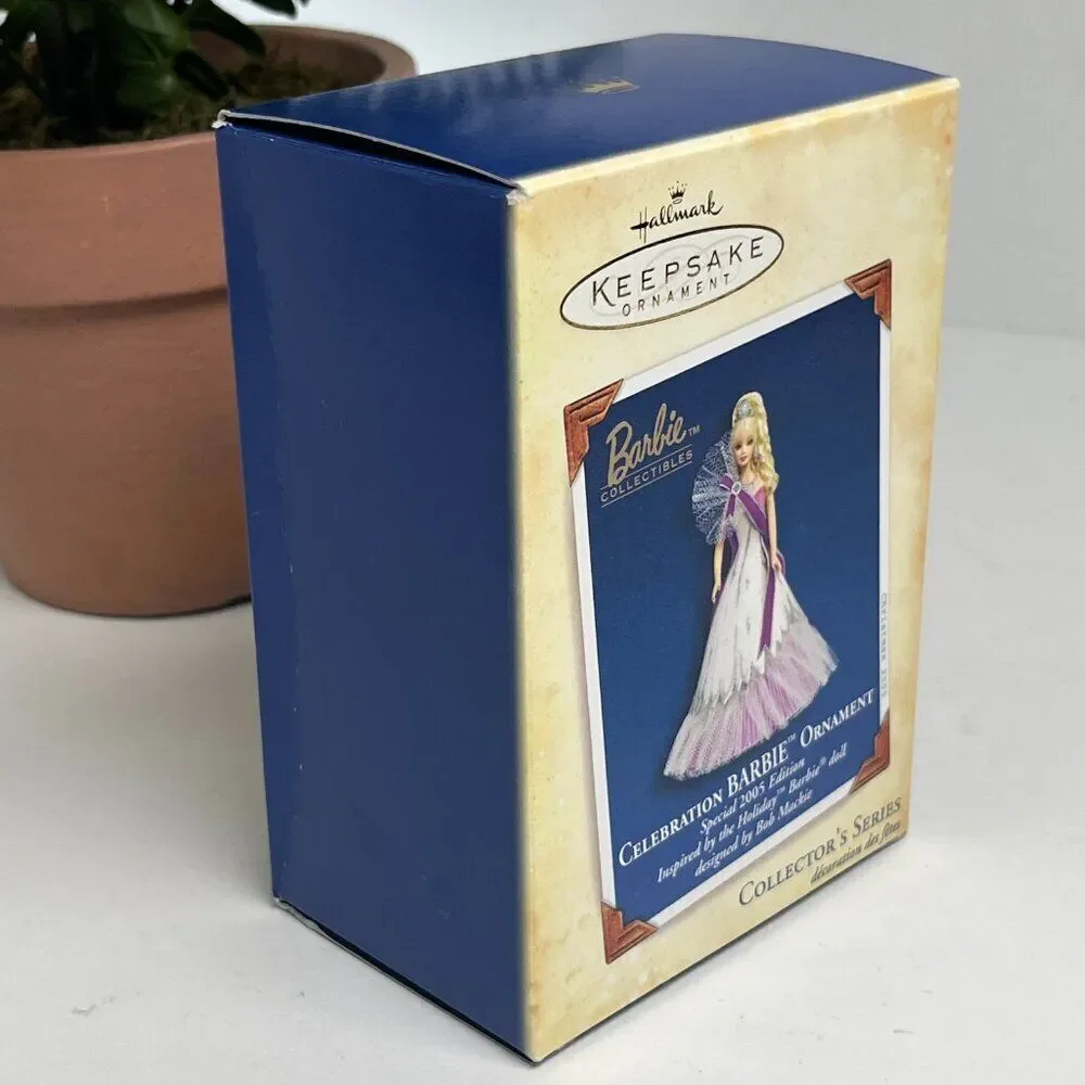 Christmas Ornament Hallmark Keepsake Barbie Celebration Vintage Collector Series